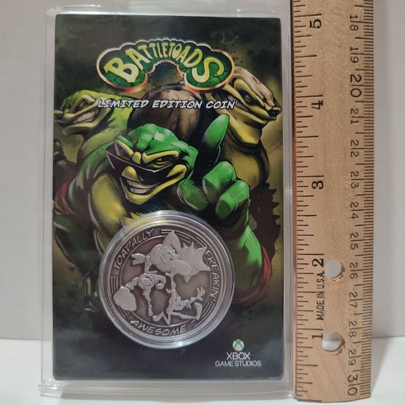 Battletoads Limited Edition Coin Official Microsoft Collectible Emblem - Picture 3 of 4